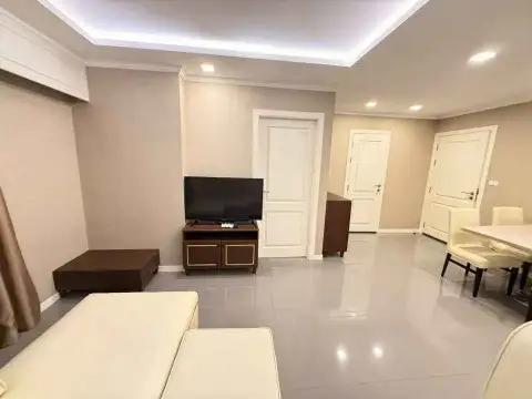 2 Bedroom Condo for Rent at The Orient Resort & Spa dining and lounge area with tiled flooring