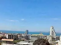 1 Bedroom Condo for Sale at The Vision panoramic high-rise view of Pattaya city skyline and coastline