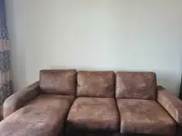 1 Bedroom Condo for Rent at Unixx South Pattaya brown fabric sofa in living room