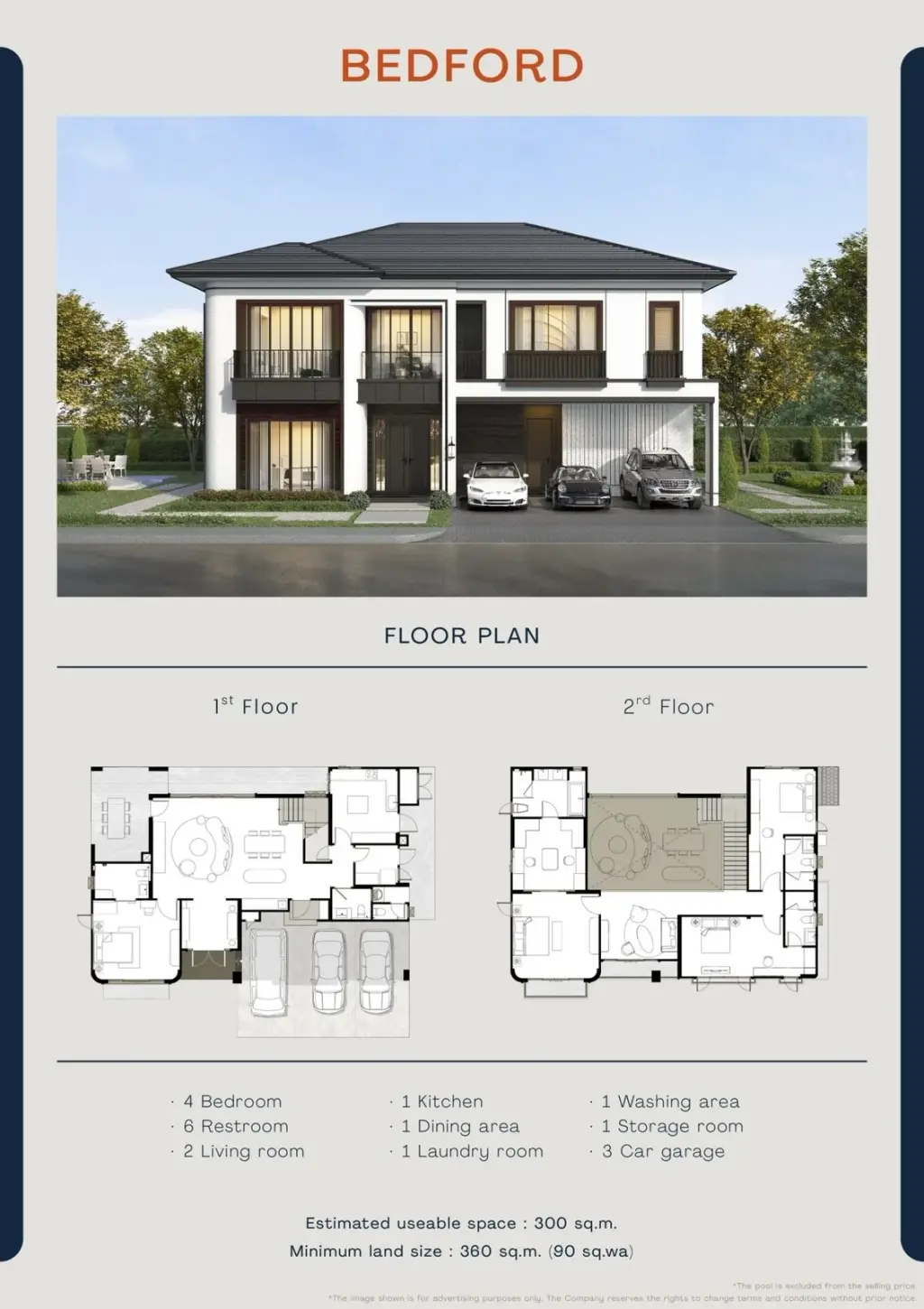 4 Bedroom House for Sale at Chieftain double-height living room with chandelier, neutral sofa, and floor-to-ceiling windows