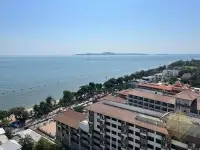 1 Bedroom Condo for Sale at View Talay 7 high-rise view of Pattaya coastline and beachfront buildings