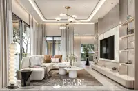 3 Bedroom House for Sale in The Palm Pattaya Chaiyapornvitee 25 spacious living room
