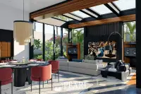 4 Bedroom House for Sale in Bamboo Luxury Villa private swimming pool with sun loungers