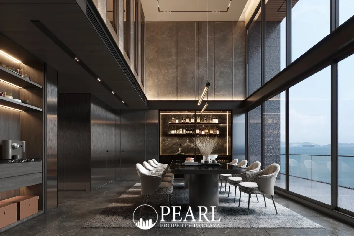 4 Bedroom Condo for Sale in The Panora Estuaria spacious living room with modern decor