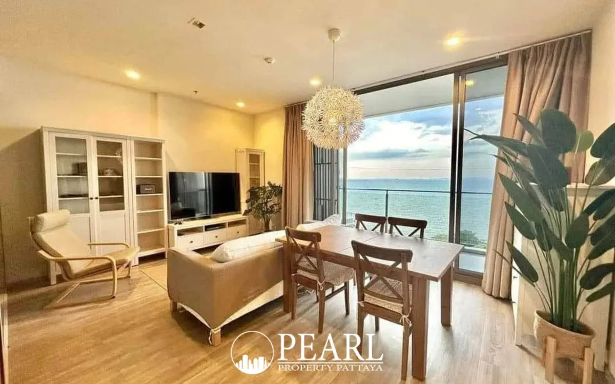 2 Bedroom Condo for Sale in Baan Plai Haad spacious living room with ocean view