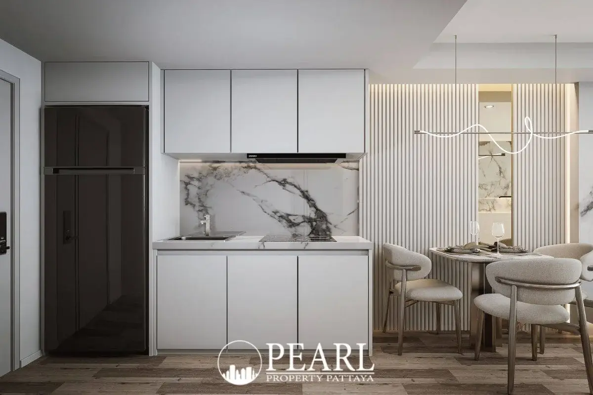 Studio Condo for Sale in Siam Oriental Oasis balcony with city view