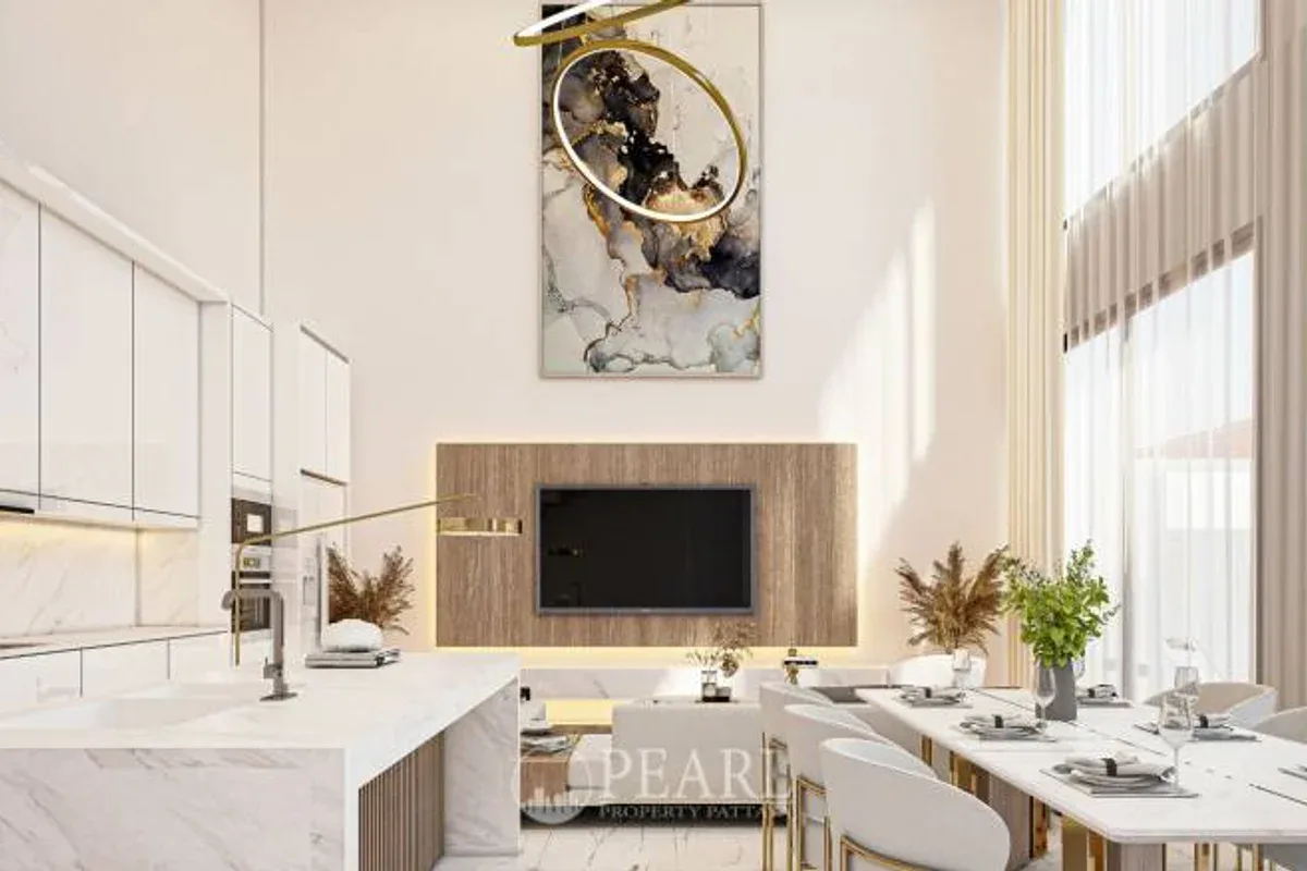 3 Bedroom House for Sale in Layan Bangsare Beach modern kitchen with island