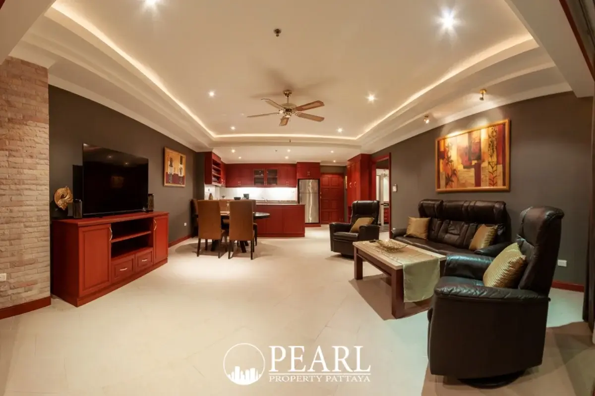 2 Bedroom Condo for Sale in View Talay 5D spacious living room with sofa