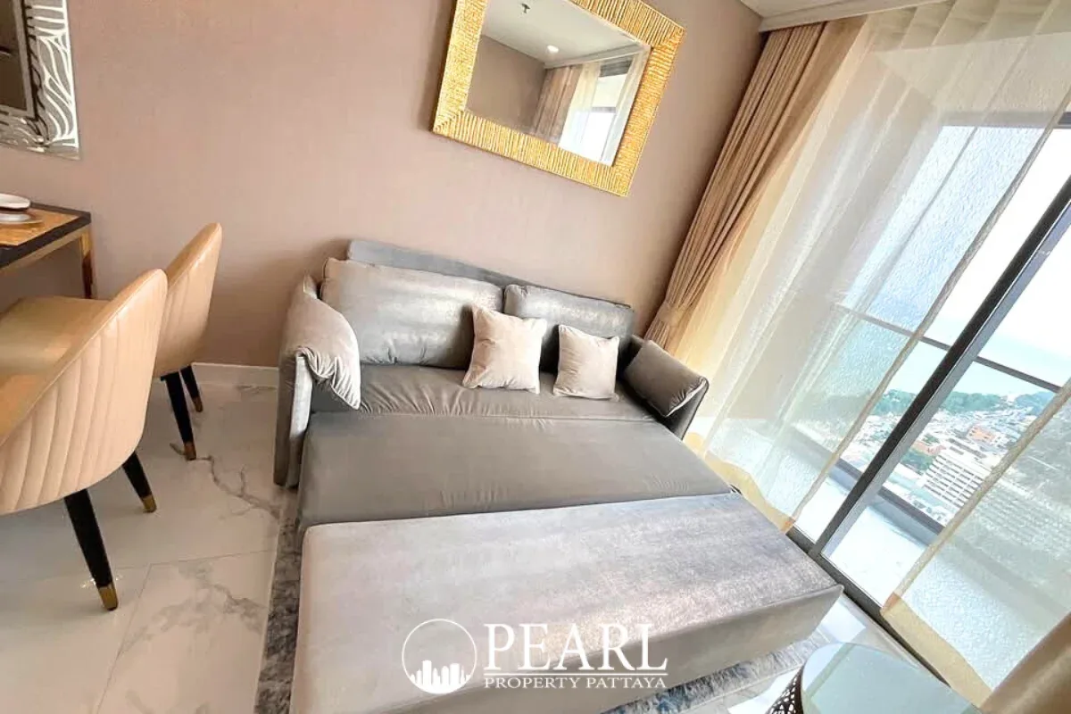 1 Bedroom Condo for Sale in Copacabana Beach Jomtien luxurious bathroom with shower