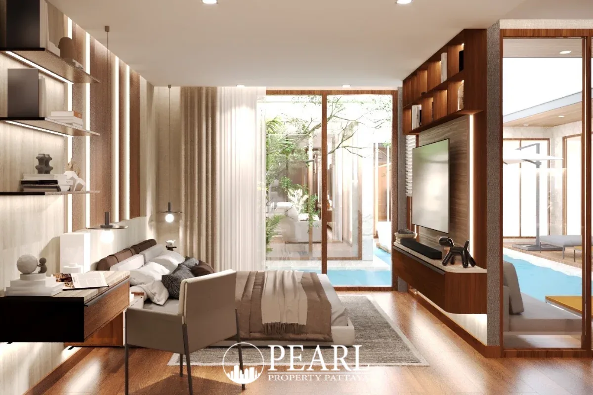 3 Bedroom House for Sale in Baan Mae 12 – Onyx Grand Village master bedroom