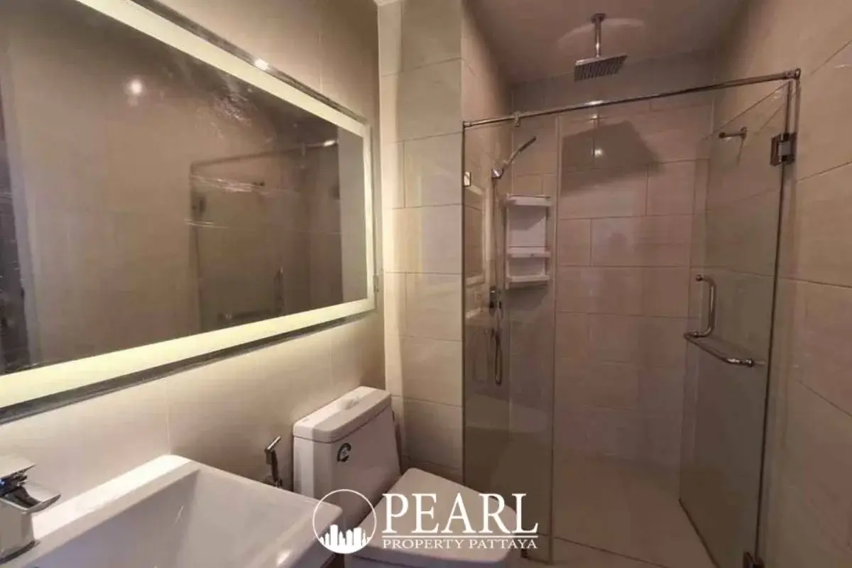 1 Bedroom Condo for Sale in Aeras luxurious bathroom with walk-in shower