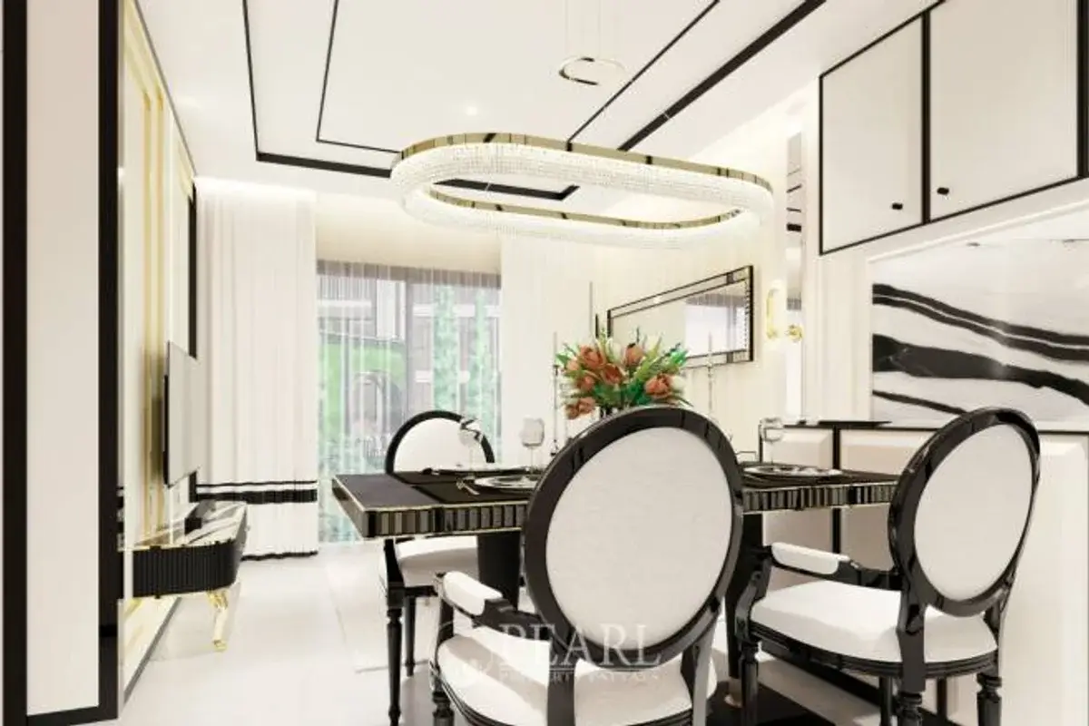 2 Bedroom Condo for Sale in The Embassy Jomtien modern kitchen with appliances