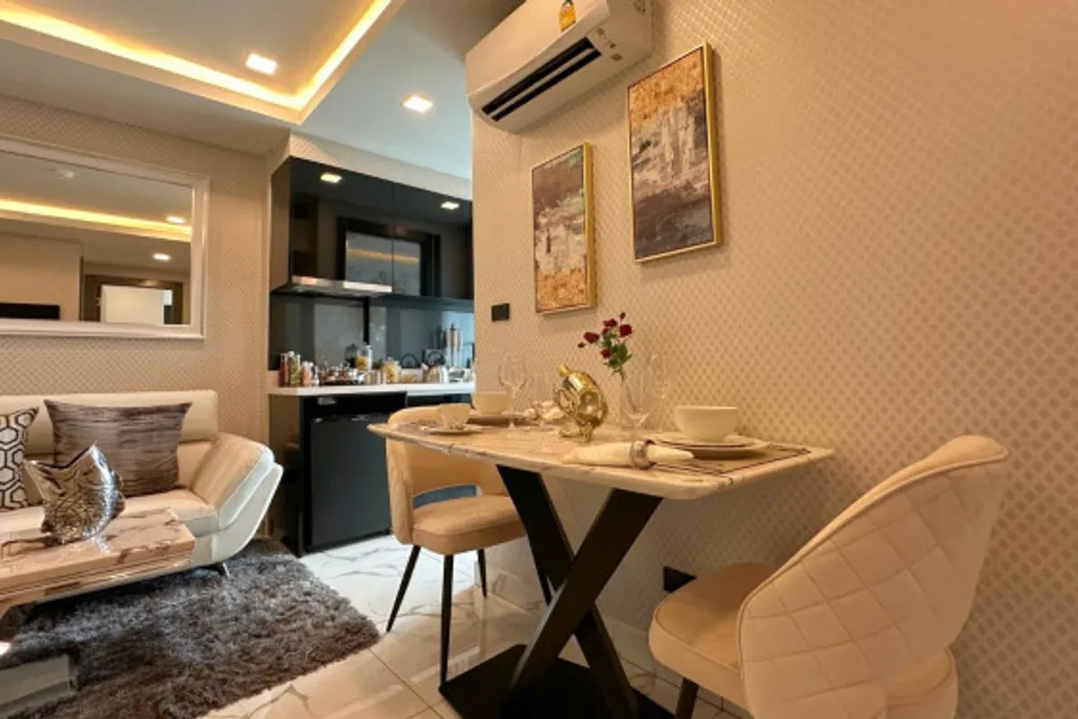 2 Bedroom Condo for Sale in Arcadia Millennium Tower fully equipped kitchen with appliances