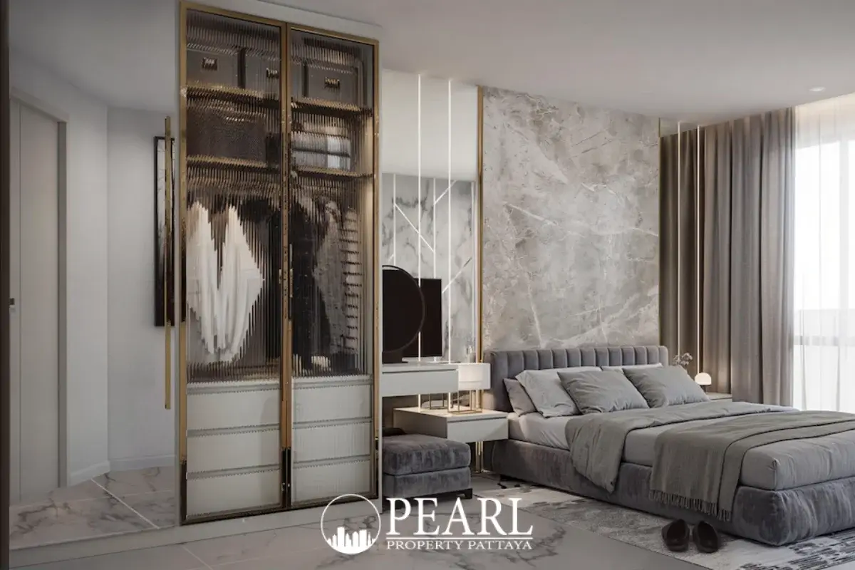 1 Bedroom Condo for Sale in Avenue Boutique Pattaya modern kitchen with appliances