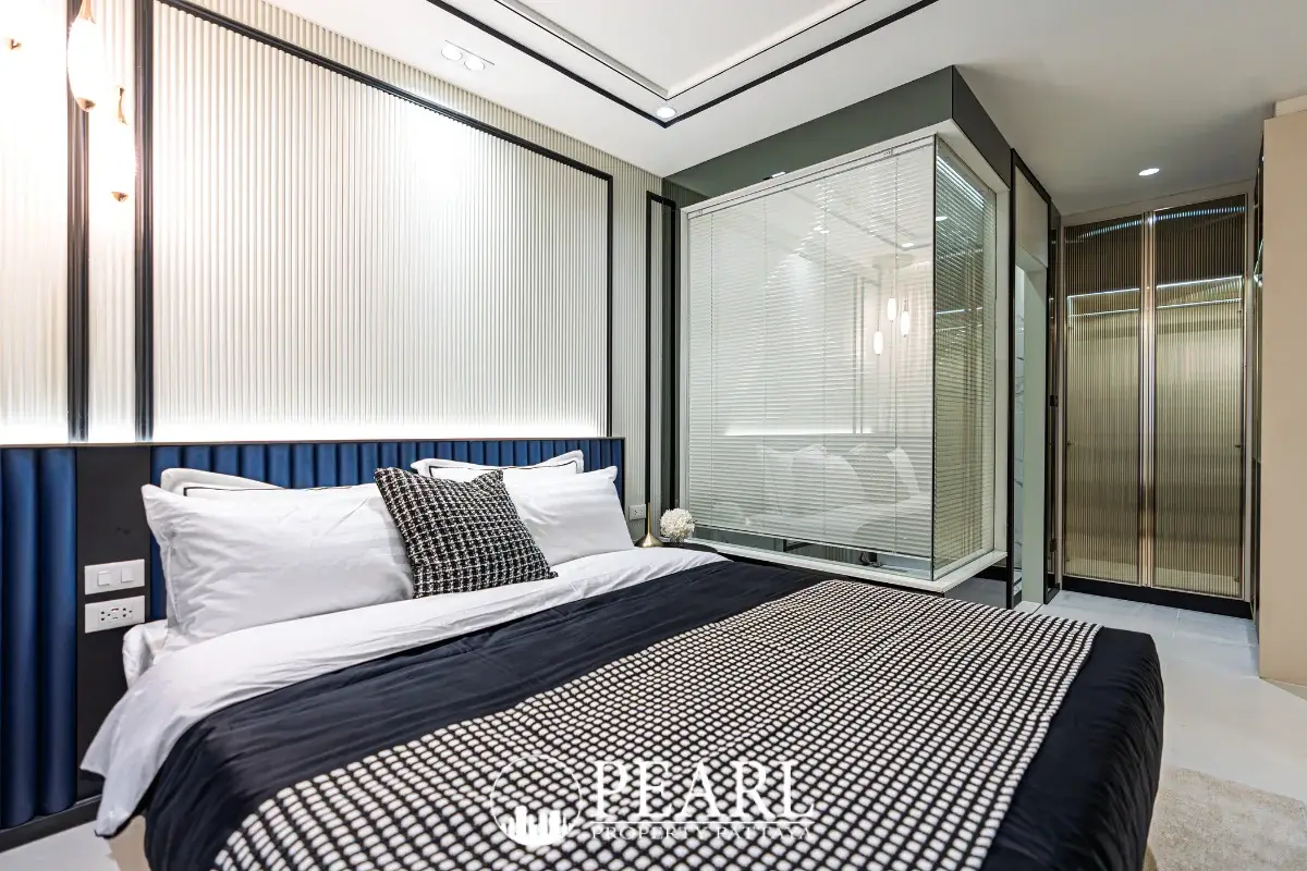 2 Bedroom Condo for Sale in Embassy Life master bedroom with city view