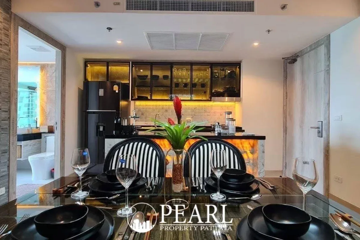 2 Bedroom Condo for Sale in Riviera Monaco modern kitchen with island