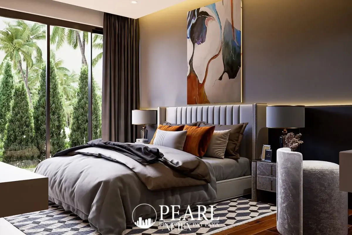 6 Bedroom House for Sale in Siam Royal View Lakeside modern kitchen with island and high-end appliances