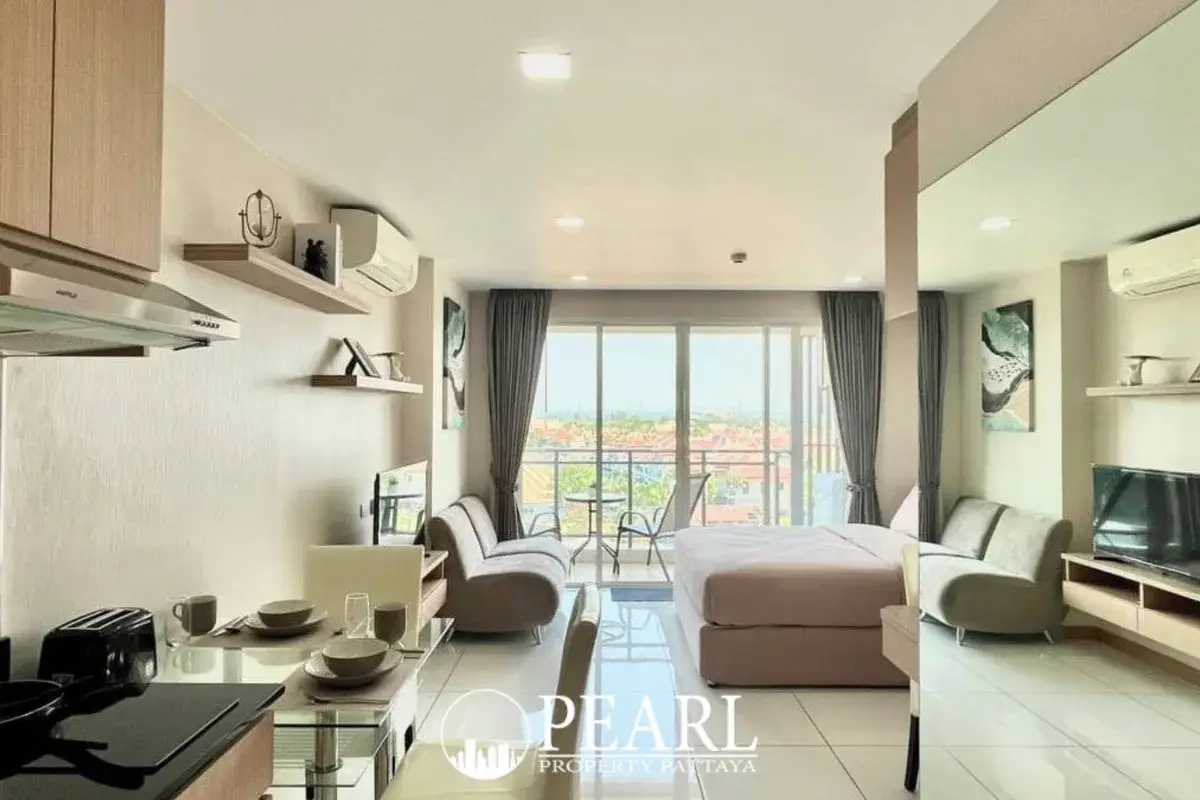 1 Bedroom Condo for Sale at Whale Marina bedroom with king bed