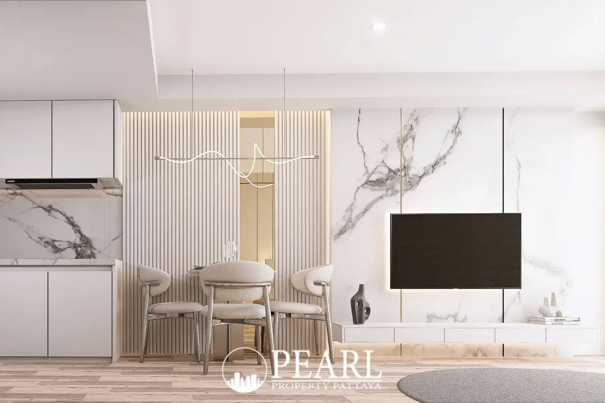 Studio Condo for Sale in Siam Oriental Oasis compact kitchen area