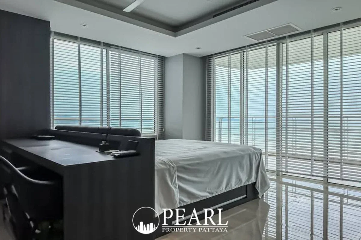 2 Bedroom Condo for Sale in La Royale Beach master bedroom with balcony access