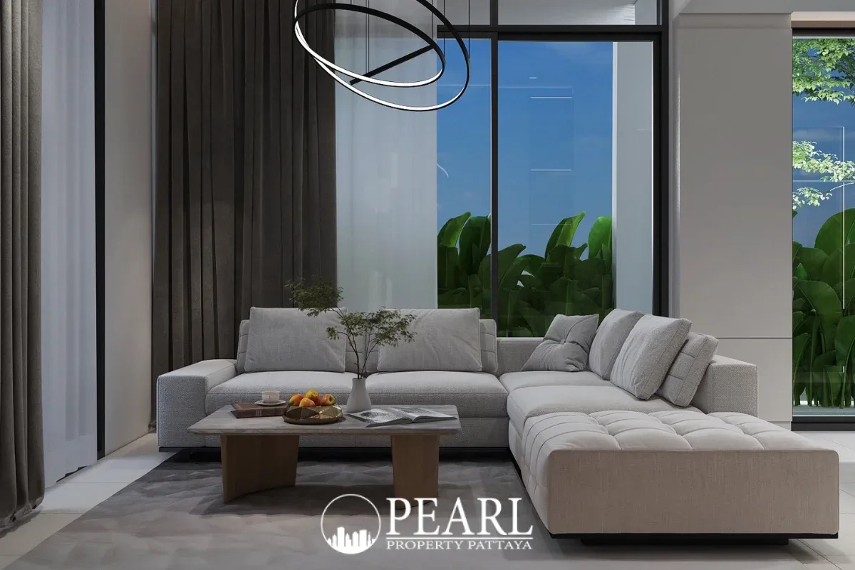 3 Bedroom House for Sale in Asaya Pool Villa modern kitchen with island