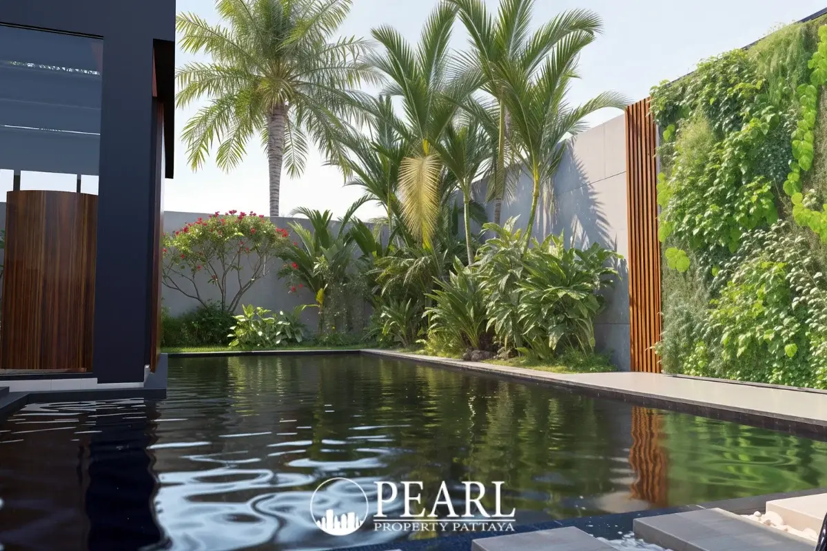 4 Bedroom House for Sale in Bamboo Luxury Villa spacious living room with modern furniture