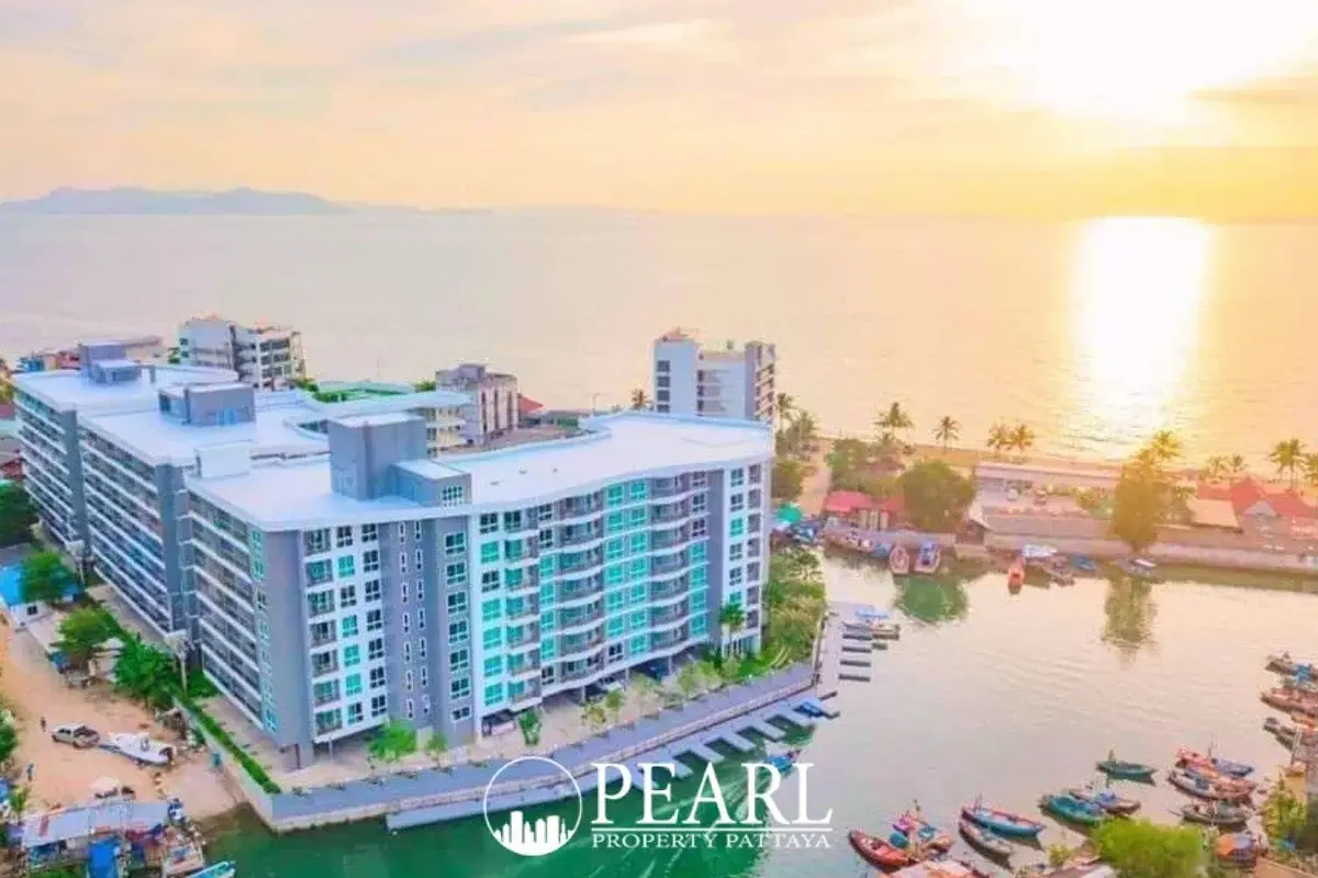 1 Bedroom Condo for Sale at Whale Marina living room with sofa