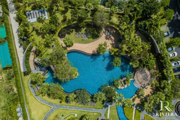 1 Bedroom Condo for Sale in The Riviera Wongamat balcony with sea view