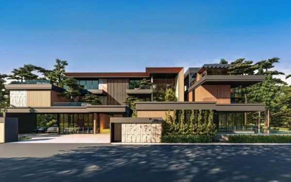 4 Bedroom Villa for Sale in Bang Lamung private swimming pool and deck