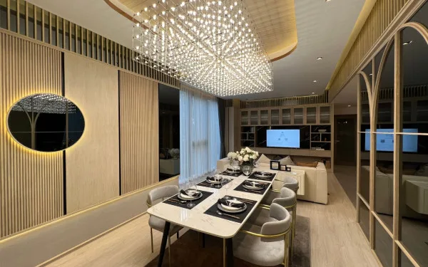 2 Bedroom Condo for Sale in SKYPARK Lucean Jomtien Pattaya second bedroom with twin beds