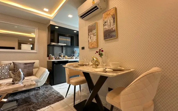 2 Bedroom Condo for Sale in Arcadia Millennium Tower dining area with seating for four