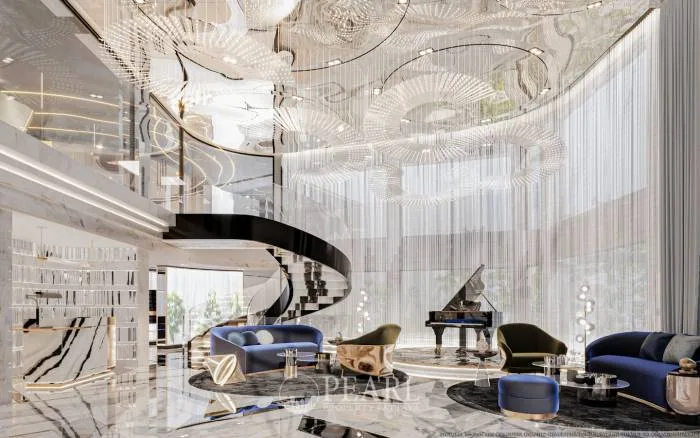 Embassy Pattaya modern building exterior entrance with lush landscaping and signage.