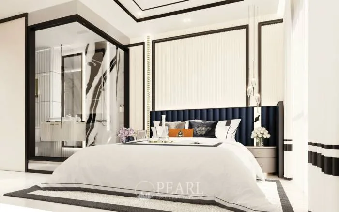 2 Bedroom Condo for Sale in The Embassy Jomtien second bedroom with twin beds