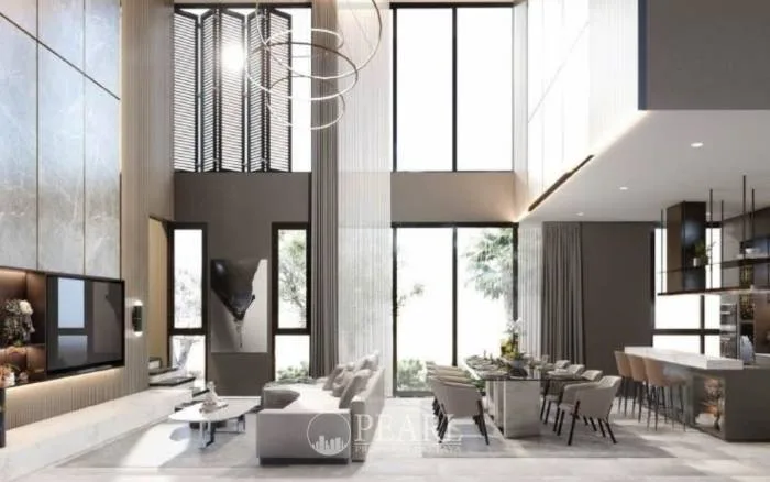 4 Bedroom House for Sale in East Pattaya modern kitchen with island