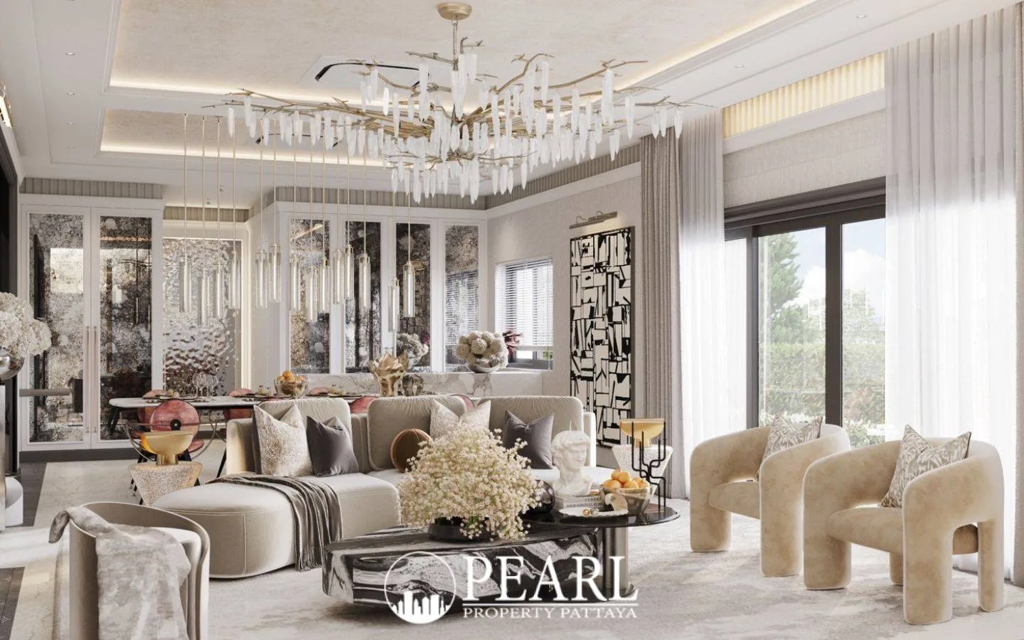 3 Bedroom House for Sale in The Palm Grandio's swimming pool