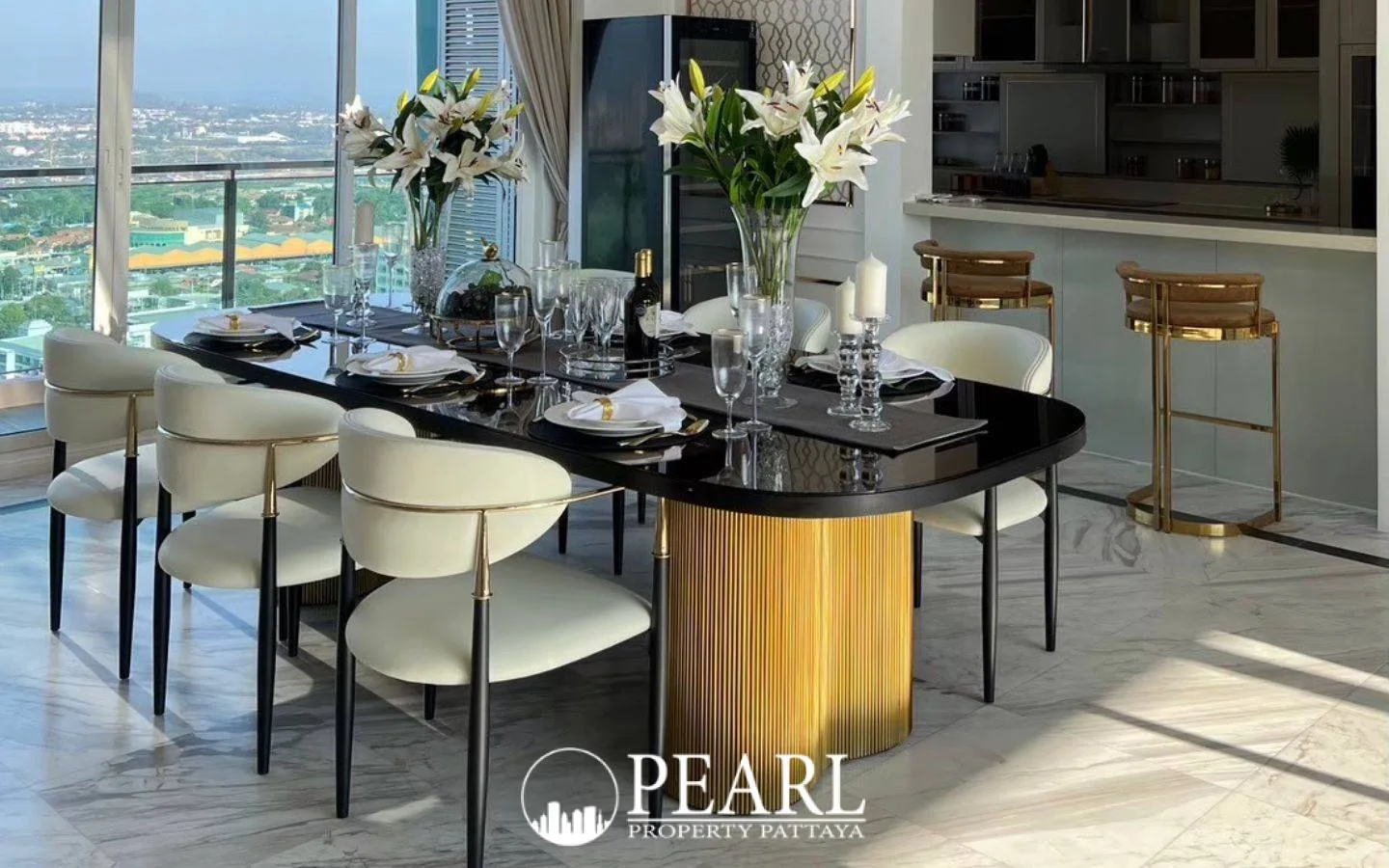 5 Bedroom Condo for Sale in Grande Caribbean private balcony overlooking the pool and ocean