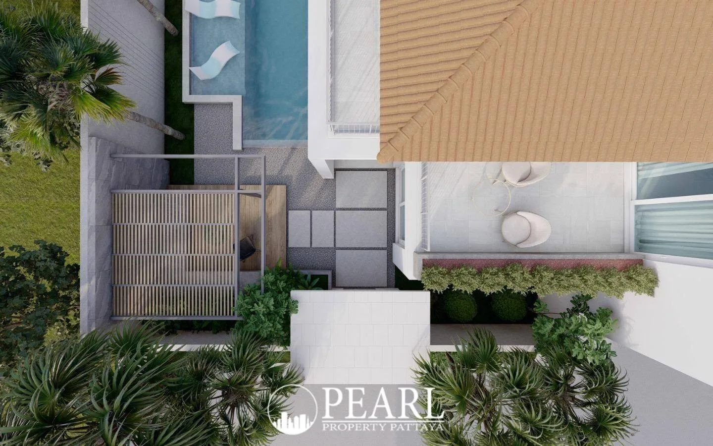 4 Bedroom Villa for Sale in Bang Lamung modern kitchen