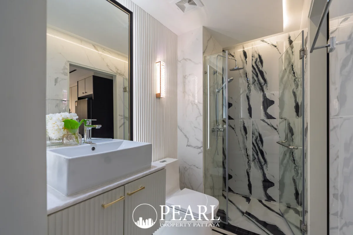 1 Bedroom Condo for Sale in Embassy Life stylish bathroom with shower