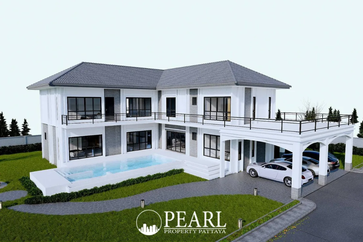 5 Bedroom House for Sale in East Pattaya private swimming pool
