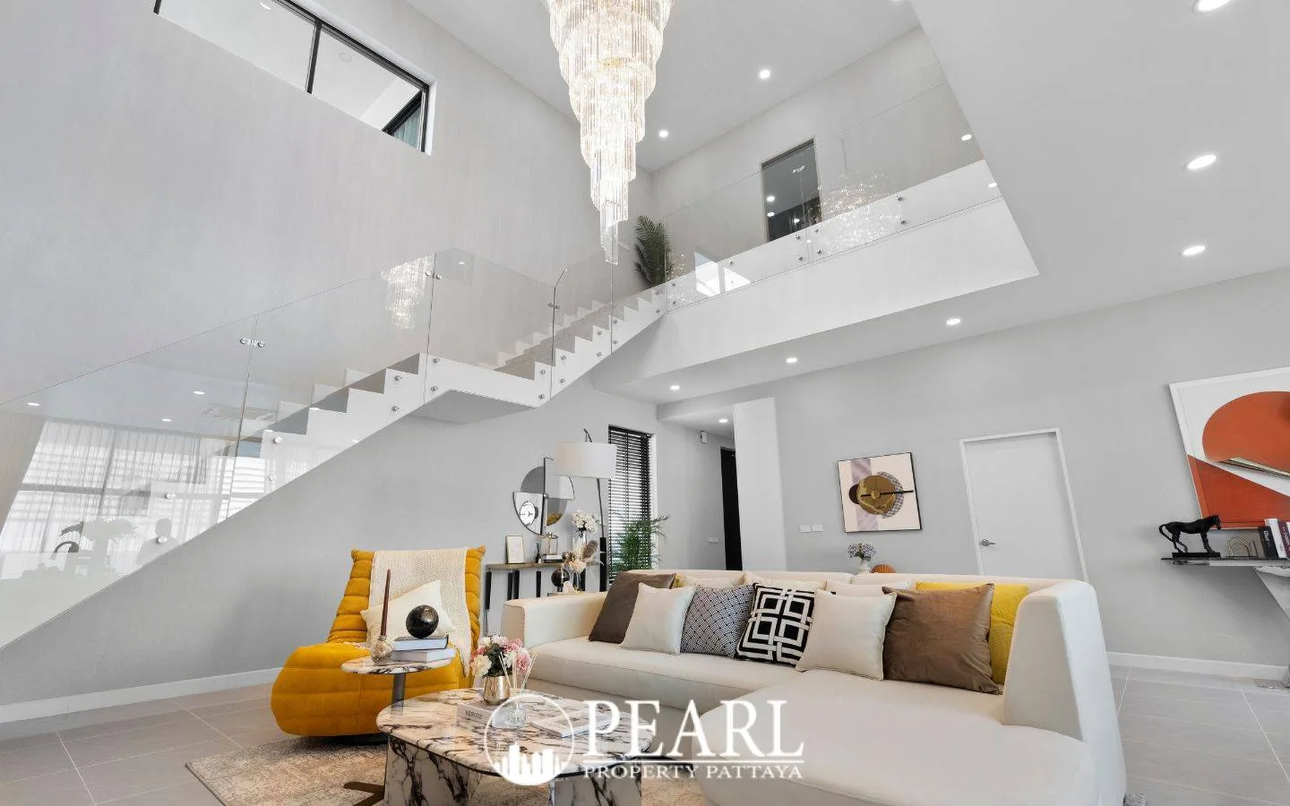 4 Bedroom House for Sale in Thamber Private Pool Villa modern kitchen with island and appliances