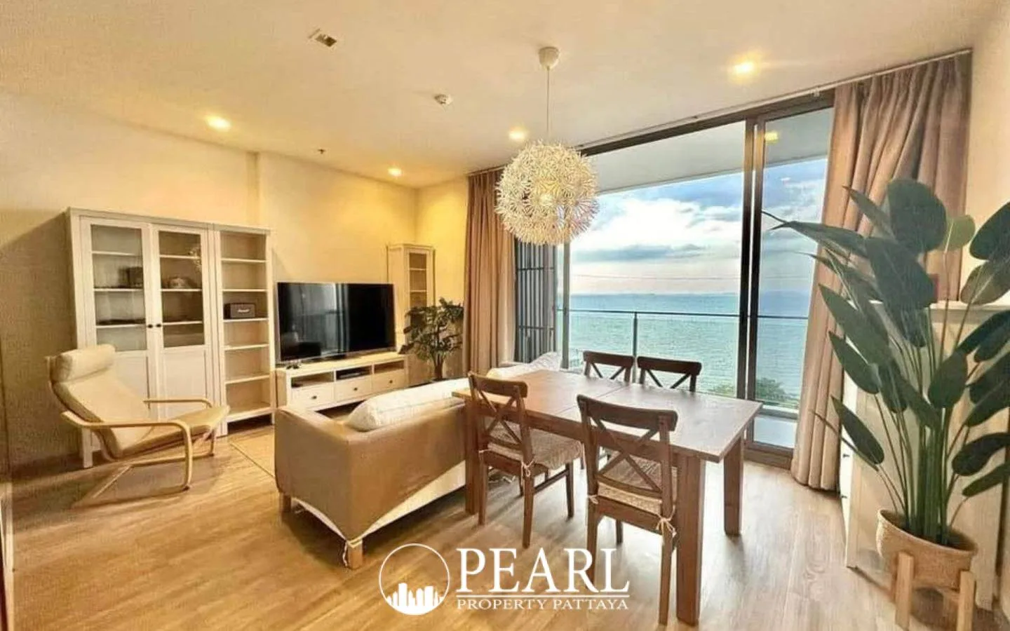 2 Bedroom Condo for Sale in Baan Plai Haad master bedroom with ensuite bathroom