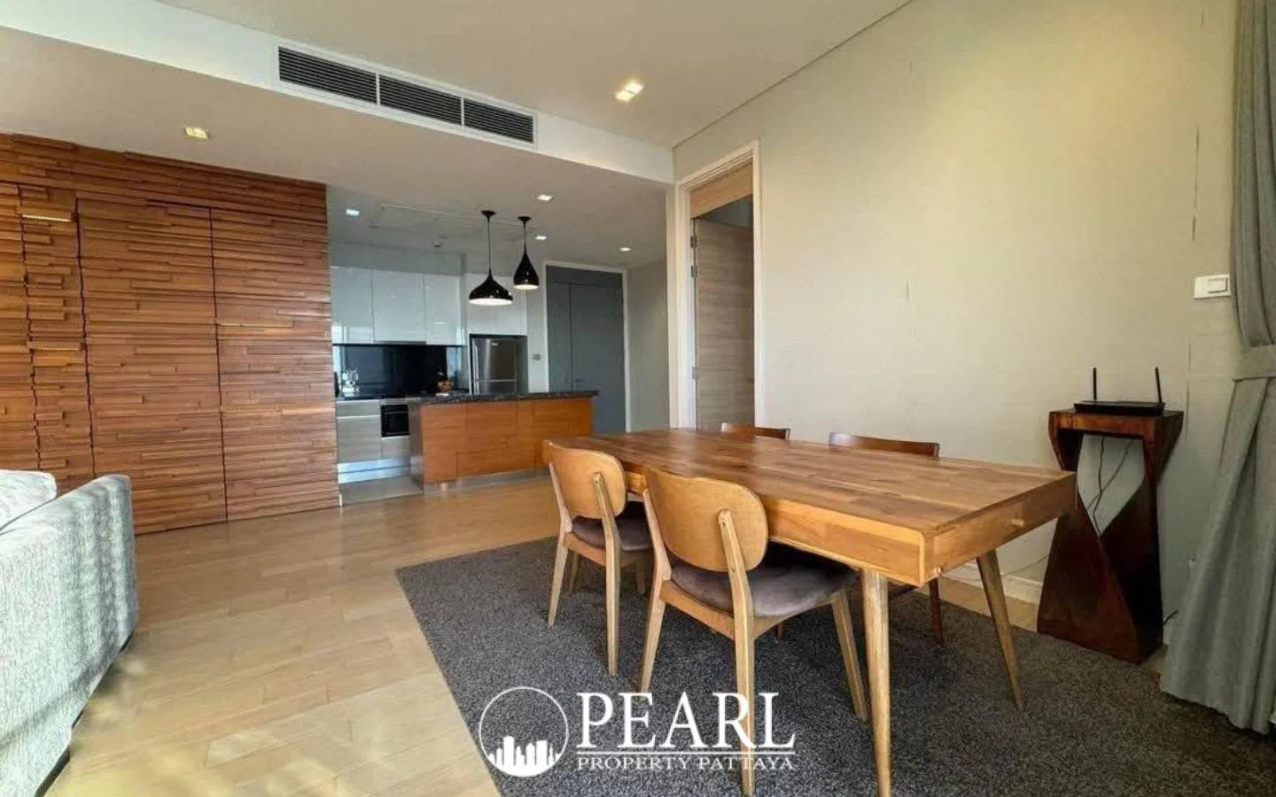 1 Bedroom Condo for Sale in Reflection Jomtien Beach modern kitchen area