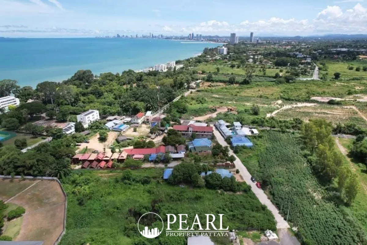 Land for Sale in L Pattaya aerial view of the property