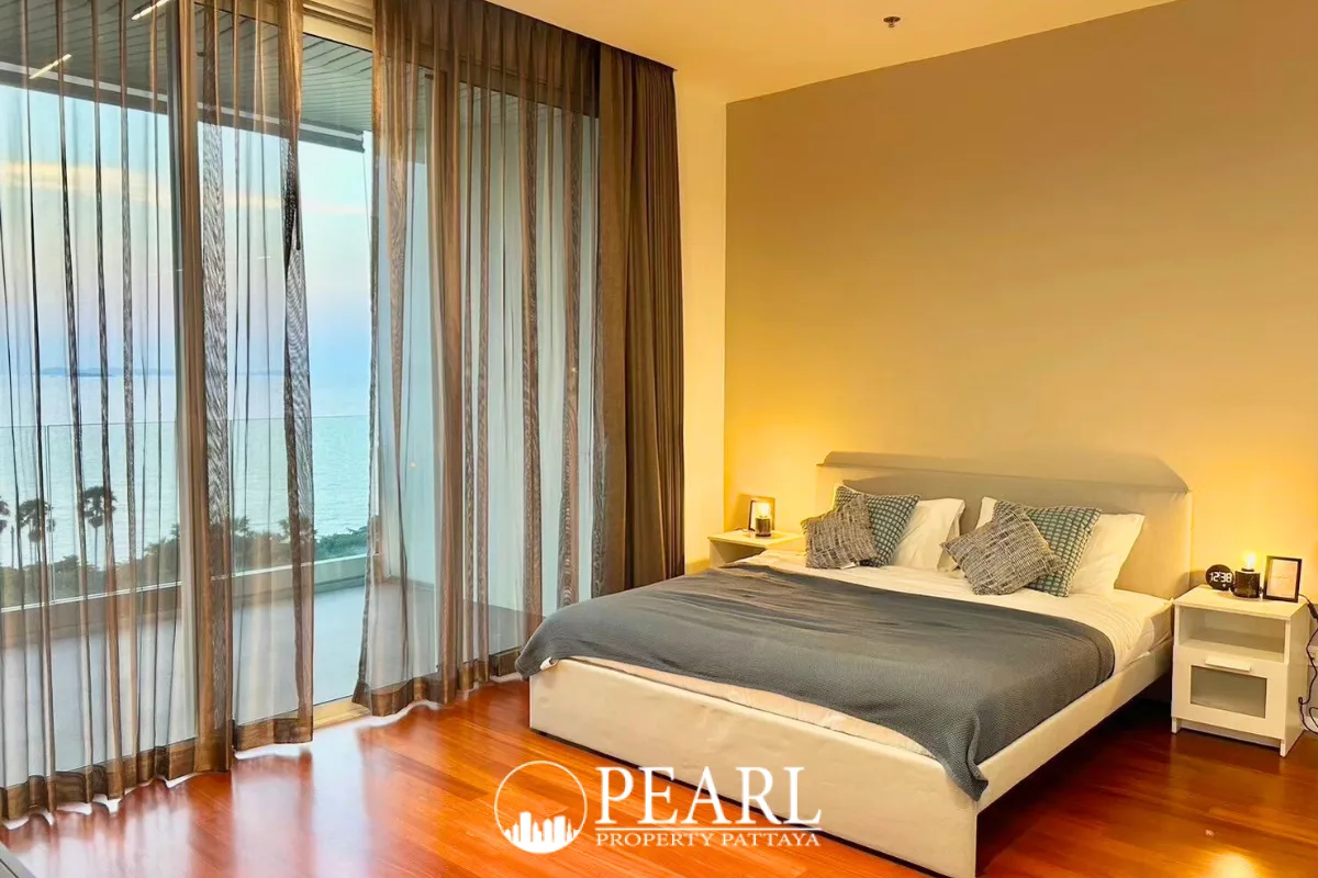 1 Bedroom Condo for Sale in The Cove Pattaya living room with modern furniture