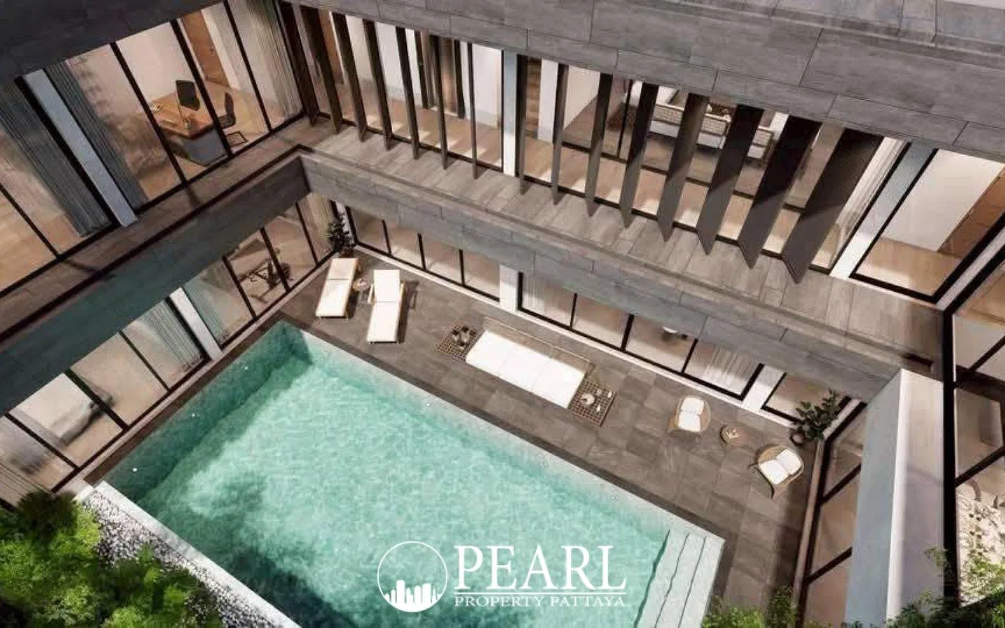 6 Bedroom House for Sale in Bang Lamung fully equipped kitchen with island