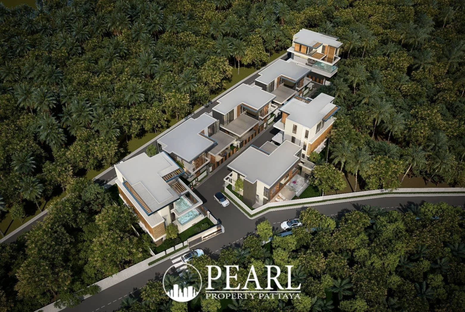 5 Bedroom House for Sale in The Ozone Wealth Jomtien Pool Villa Pattaya private swimming pool