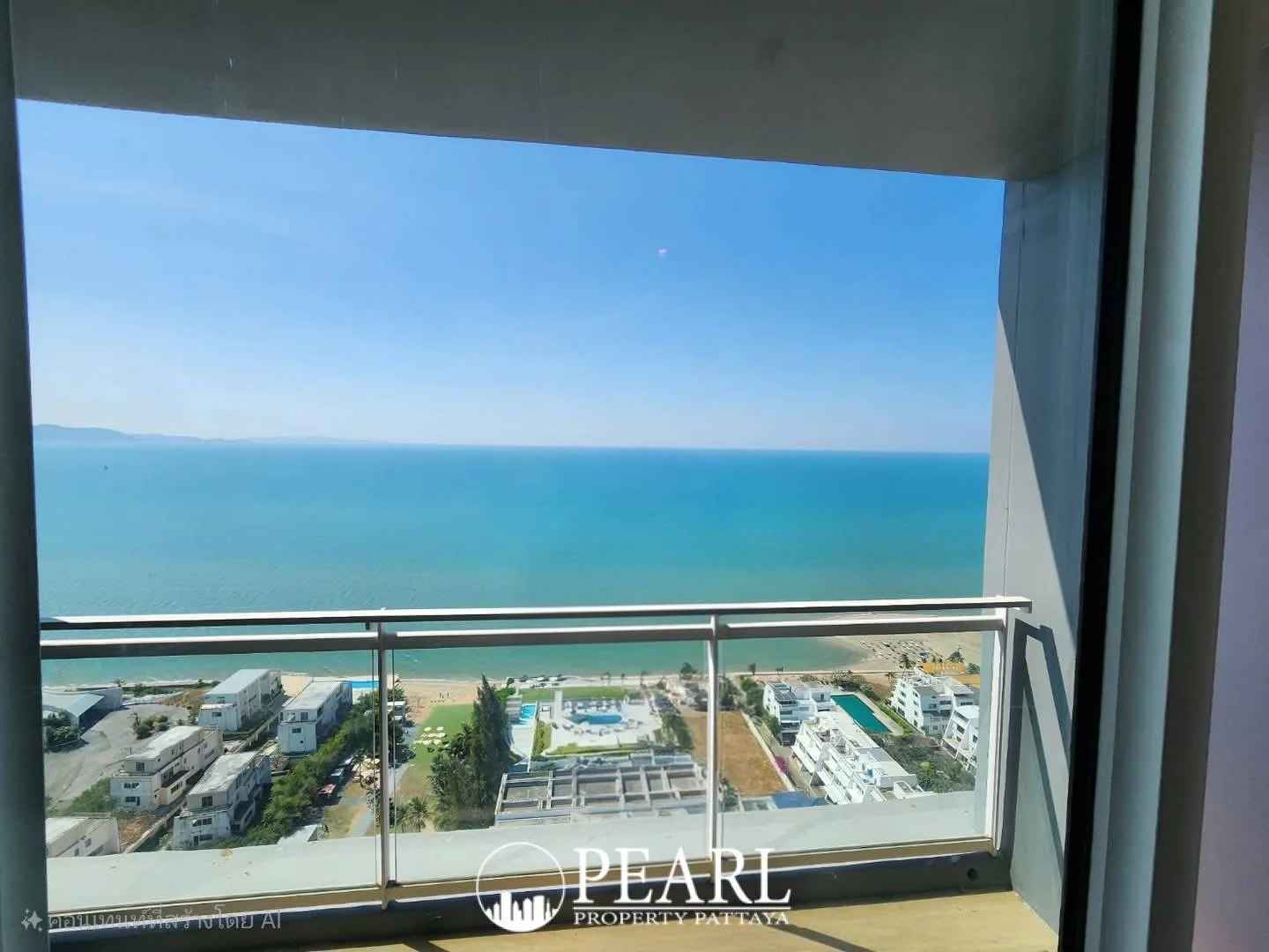 3 Bedroom Condo for Sale in Veranda Residence Pattaya master bedroom with sea view