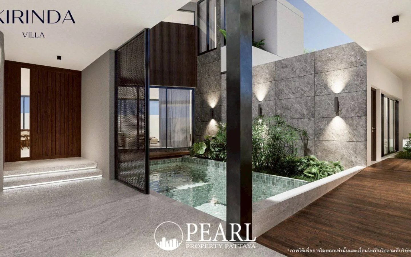 3 Bedroom House for Sale in Central Pattaya modern kitchen with island