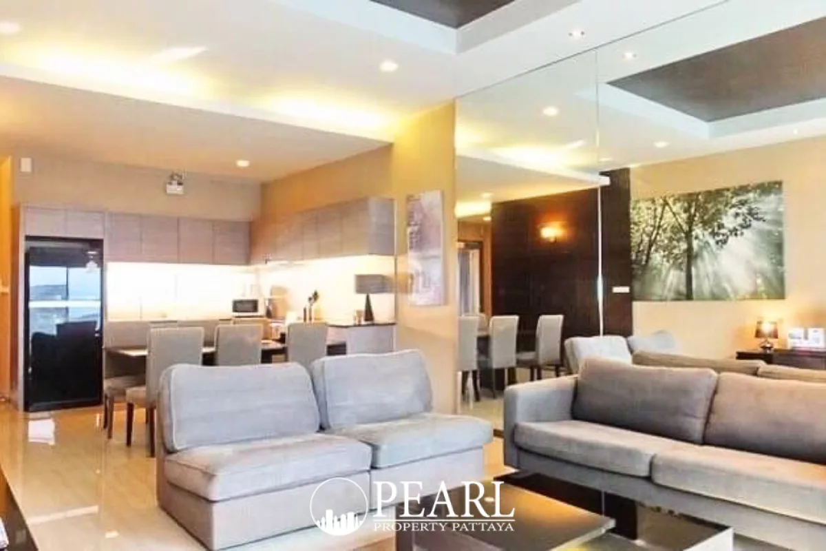 3 Bedroom House for Sale in The Ville Jomtien spacious living room with sofa