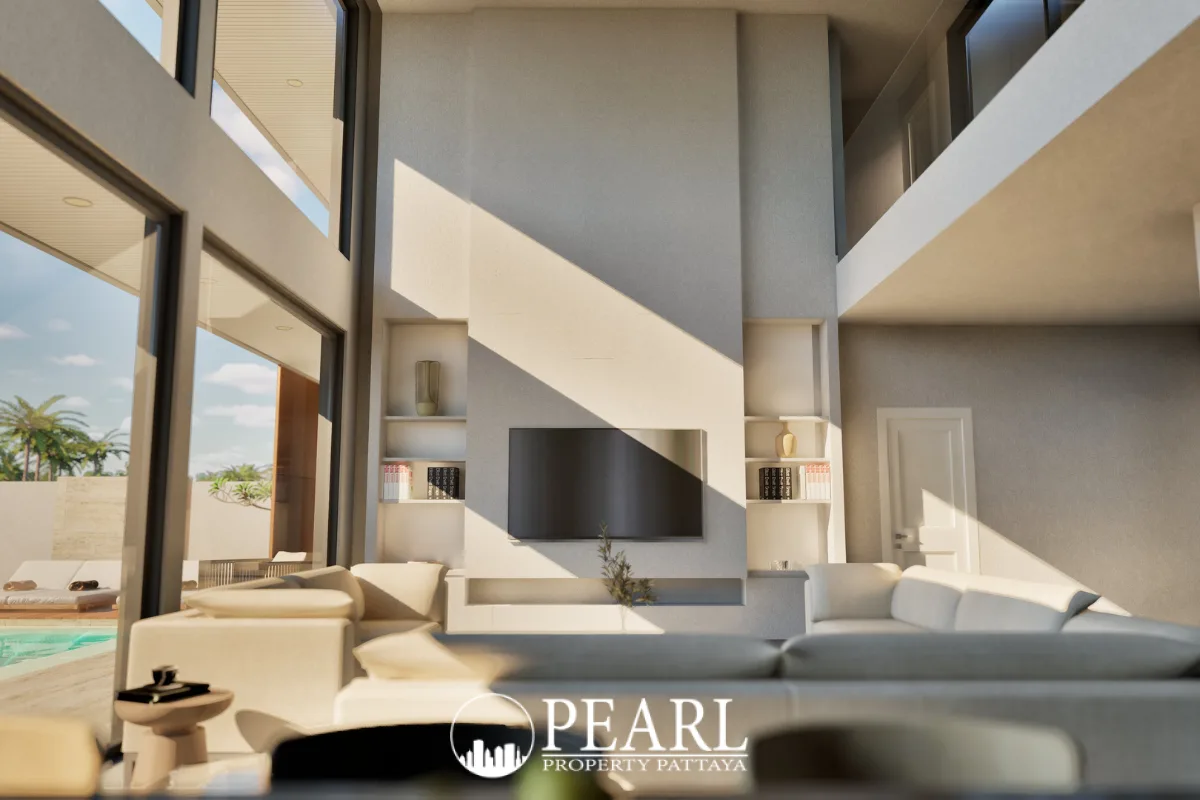 4 Bedroom House for Sale in Central Pattaya spacious living room